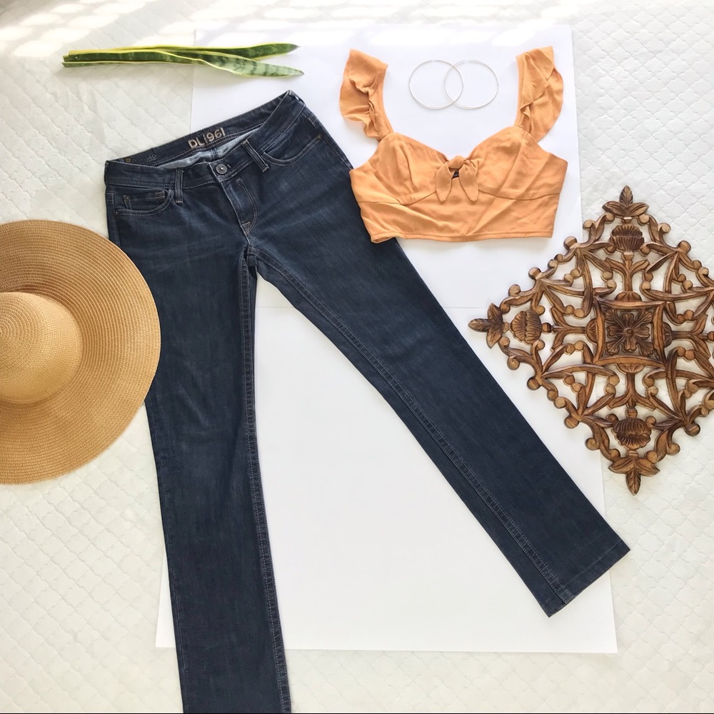 DL1961 KATE SLIM STRAIGHT JEANS